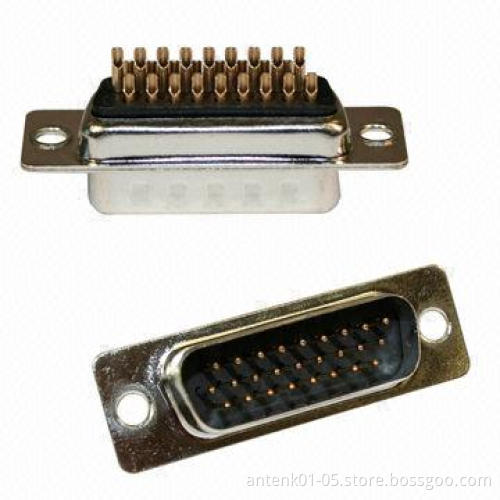D-sub Connectors, Solder Cup High-density, Female or Male Type